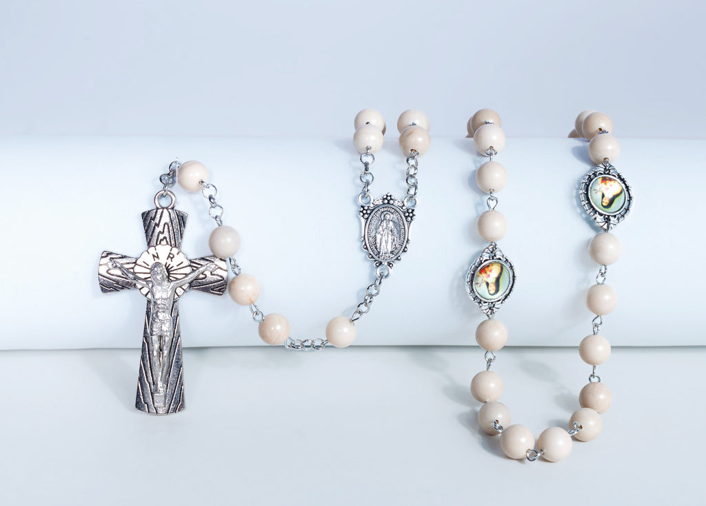 Handmade Glass Bead Rosary deals