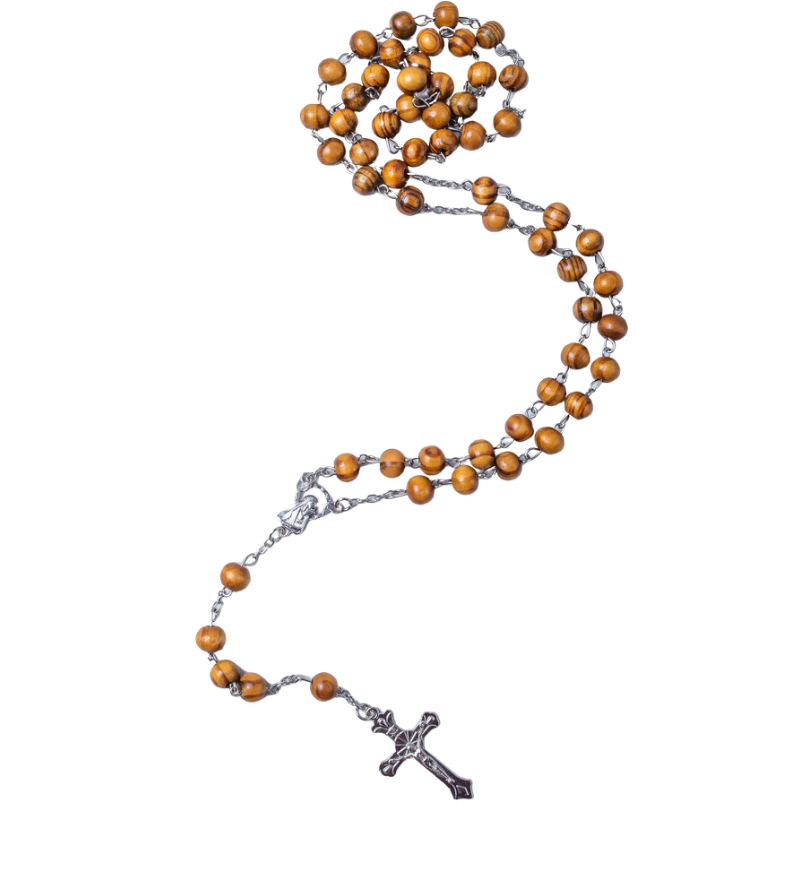 Olive wood rosary from Bethlehem